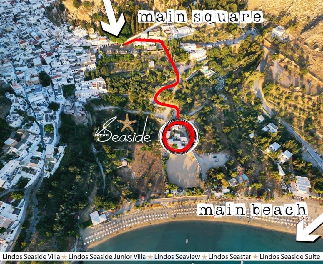 Lindos Seaview Apartment Kültér fotó